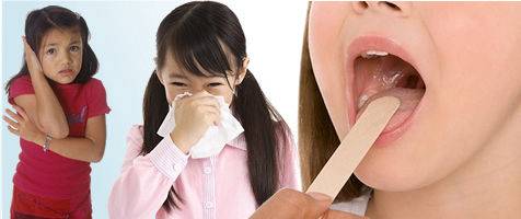 Photo of girls with Ear Nose Throat diseases