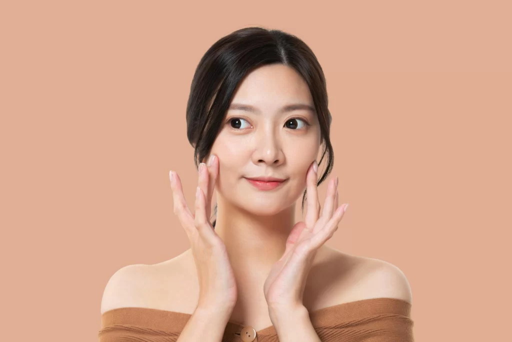 Image of Korean model Botox Singapore