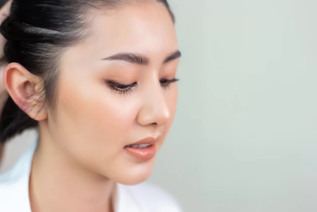 Asian woman rhinoplasty singapore