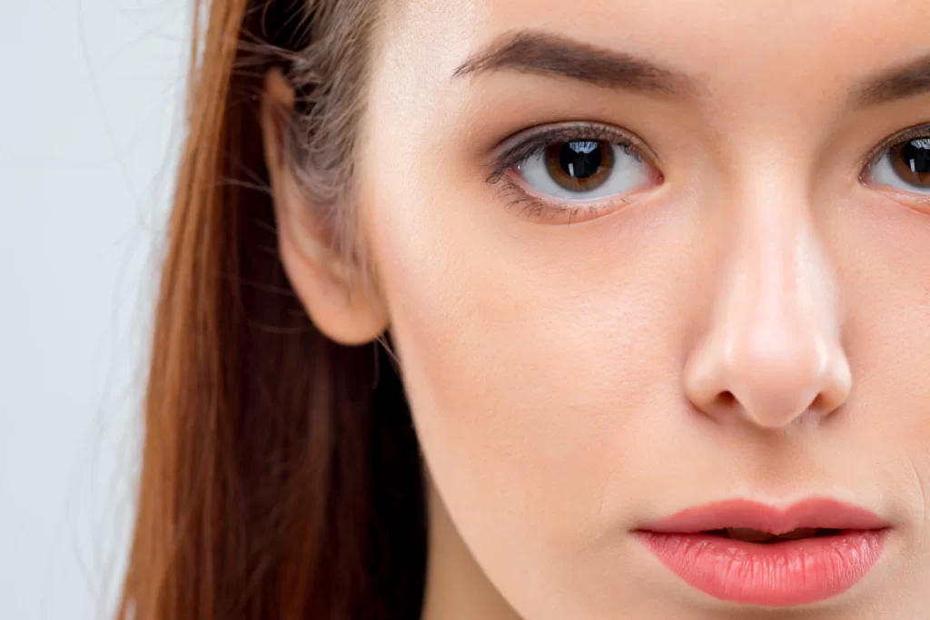 Photo of woman with double eyelid