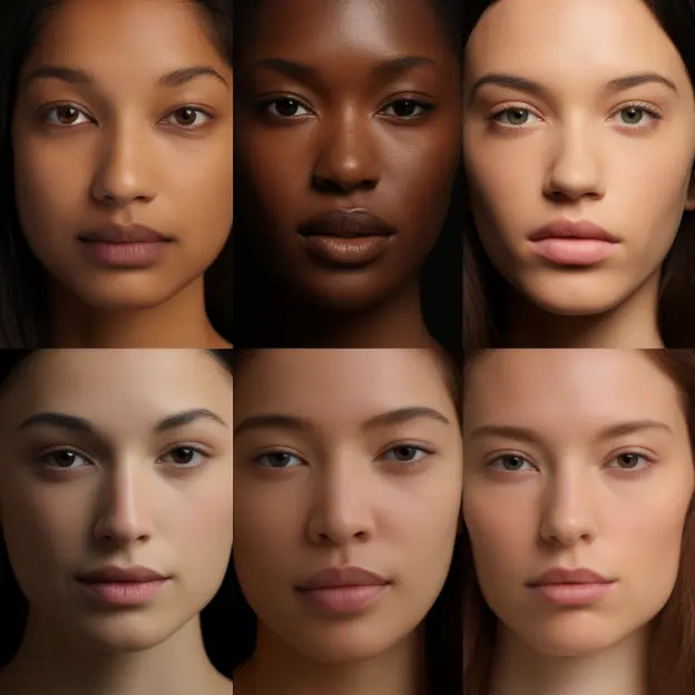different races nose types