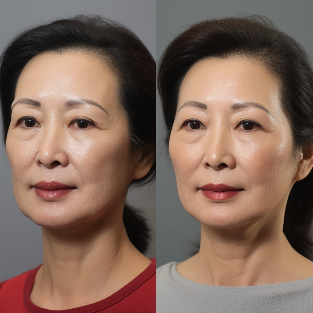 facelift before and after